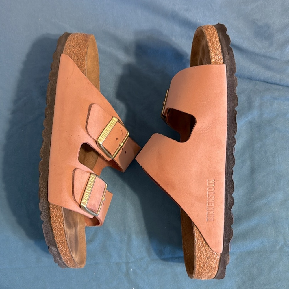 Birkenstock Light Pink Double Buckle Sandals - Picture 4 of 5